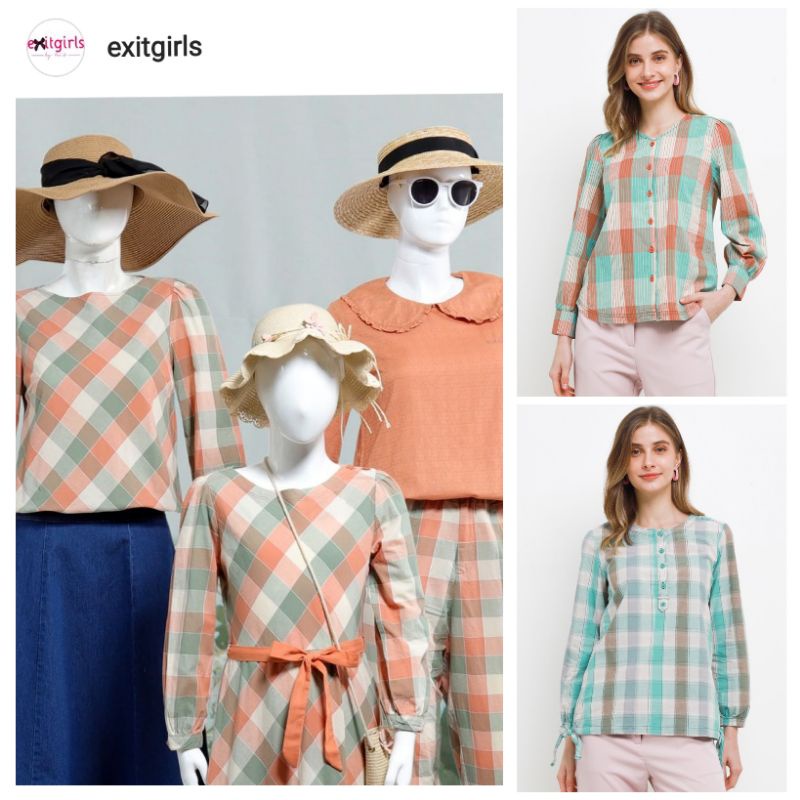 Exit Expand- Kemeja/Blouse Remaja Dewasa S-XXL