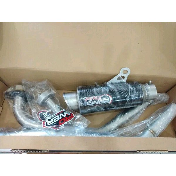 TERLARISS    Knalpot Proliner R15 new vva v3 carbon new series tr-1r short    Termurah