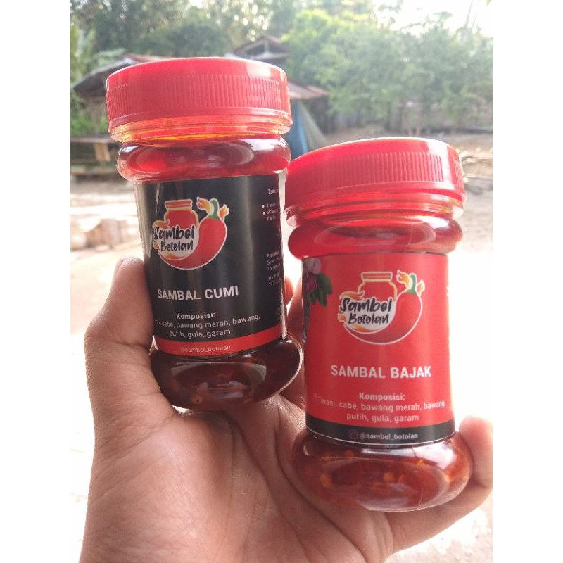 

Paket hemat Sambal Cumi dan Bajak