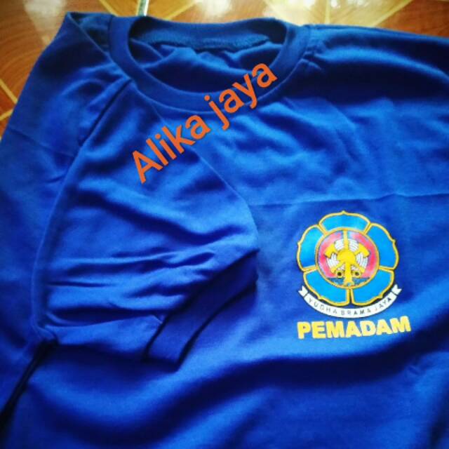 Kaos damkar lengan pendek