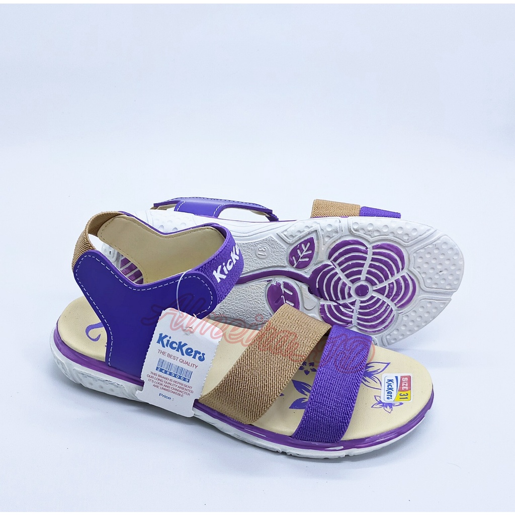 Sandal Anak Perempuan Kickers Slip On | Sandal Anak Cantik | Sandal Modis