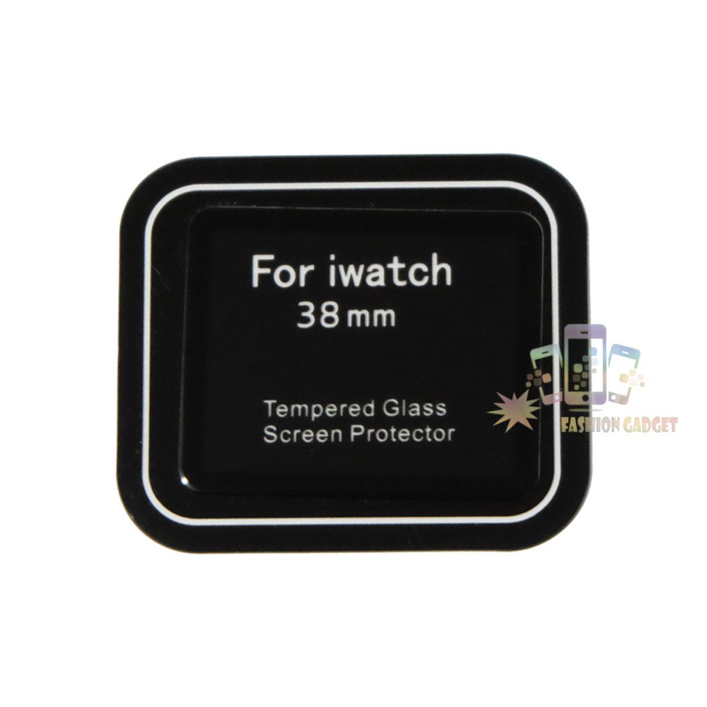 Tempered Glass FULL 3D Apple Watch 38 mm / 42mm Seri 1 2 3 Anti Gores Kaca Screen Guard Watch