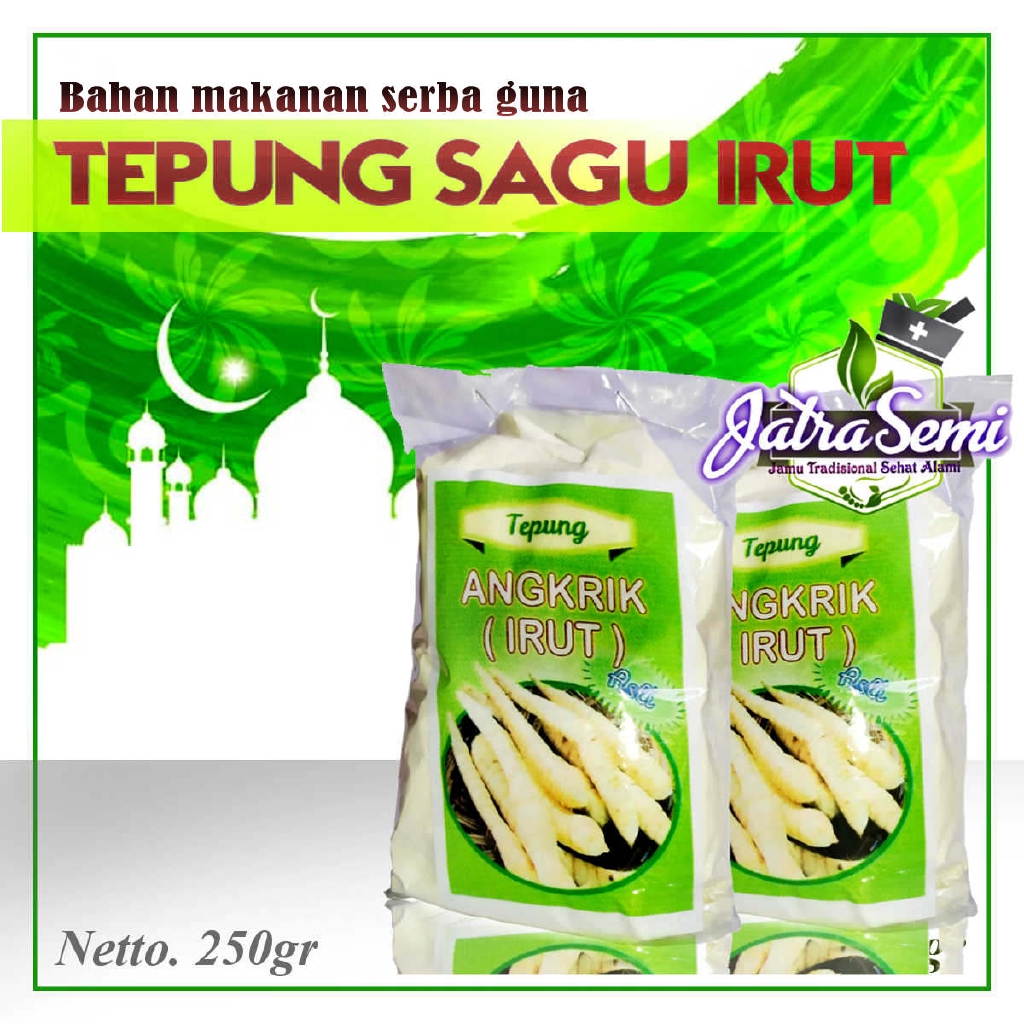 Tepung ANGKRIK Pati Irut Asli Untuk  PENDUKUNG Masa 