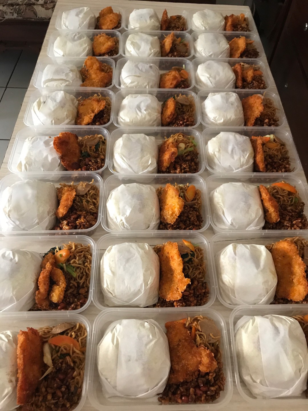 Food Container Kotak Box Makanan Wadah Plastik Thinwall - 1000ml