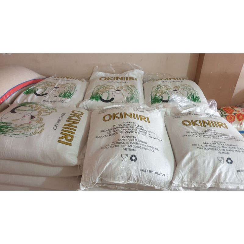 

beras japonica jepang okiniiri 20kg 20 kg