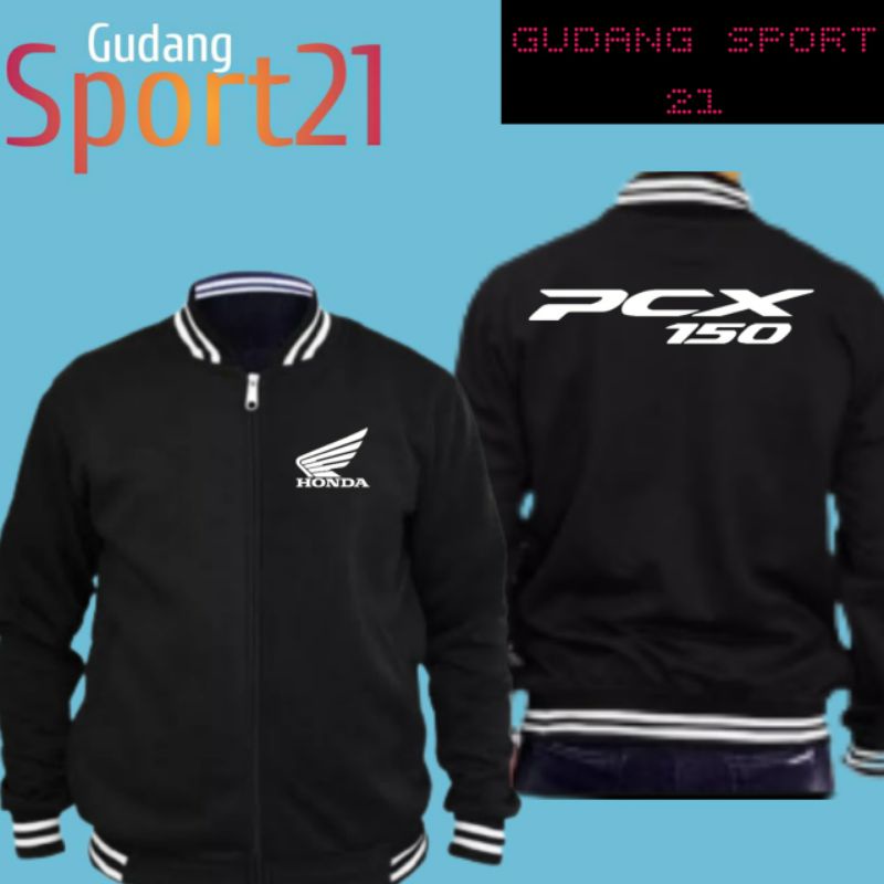 jaket baseball honda PCX 150 jaket otomotif