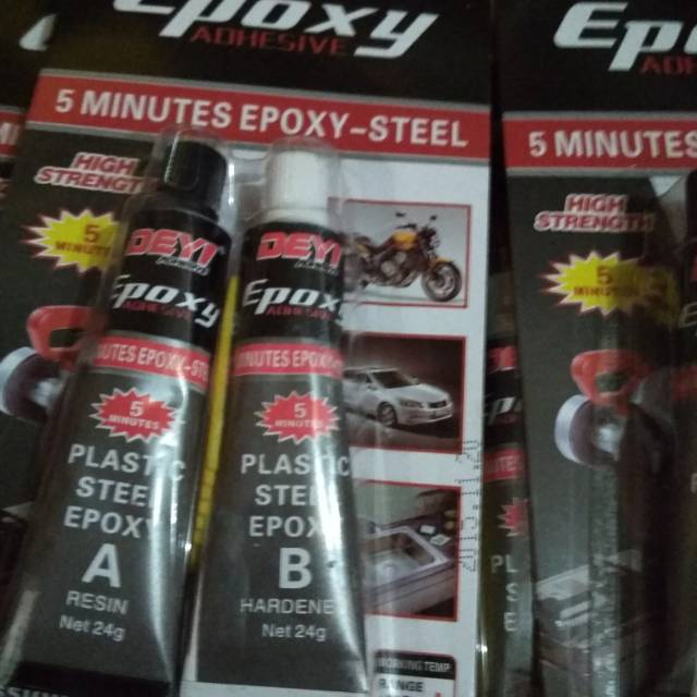 

LEM EPOXY ADHESIVE 5 MENIT MERK DEYI
