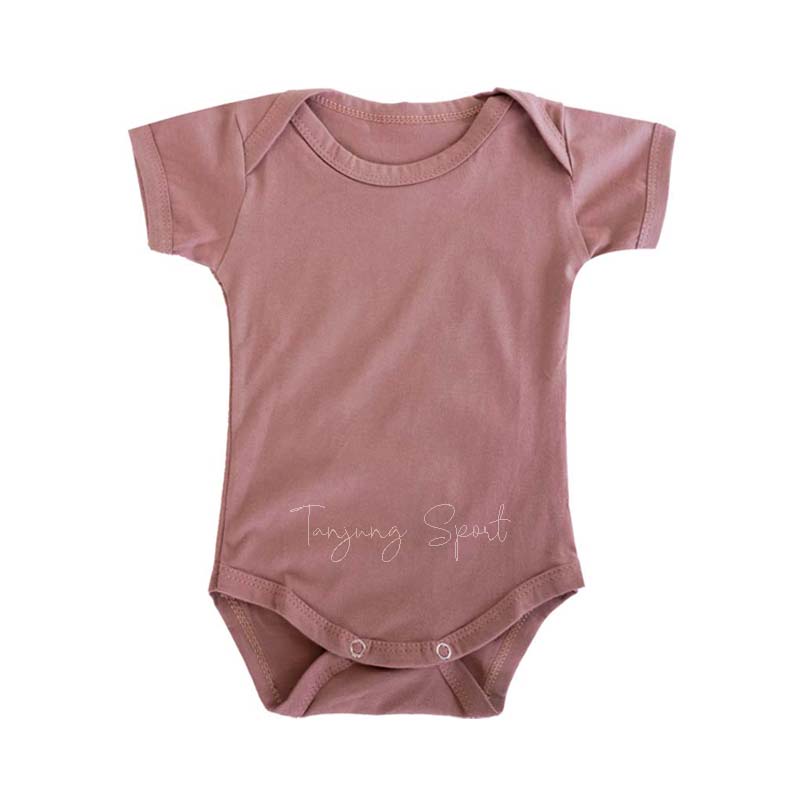 Jumper Bayi Jumpsuit Newborn Polos Bahan Halus