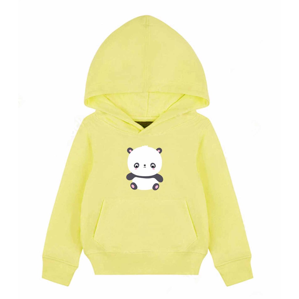 Hoodie Anak Hello Panda Sweater Pakaian Fleece M - XL