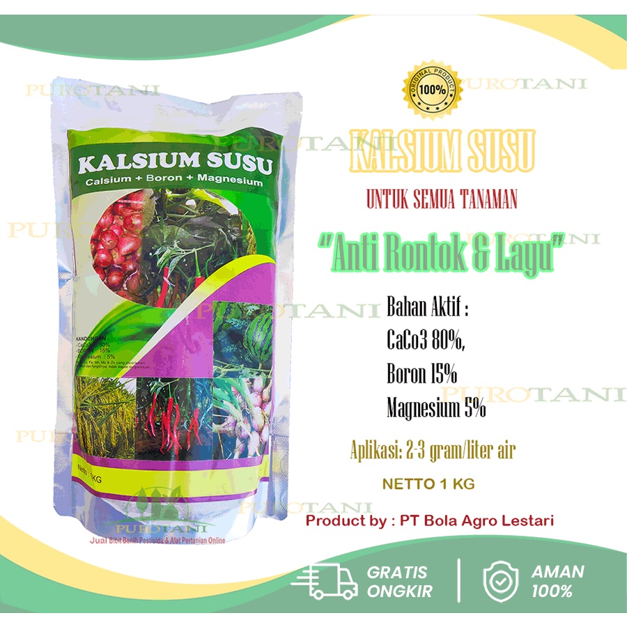 Kalsium Susu Untuk Tanaman 1kg Anti Rontok &amp; Layu