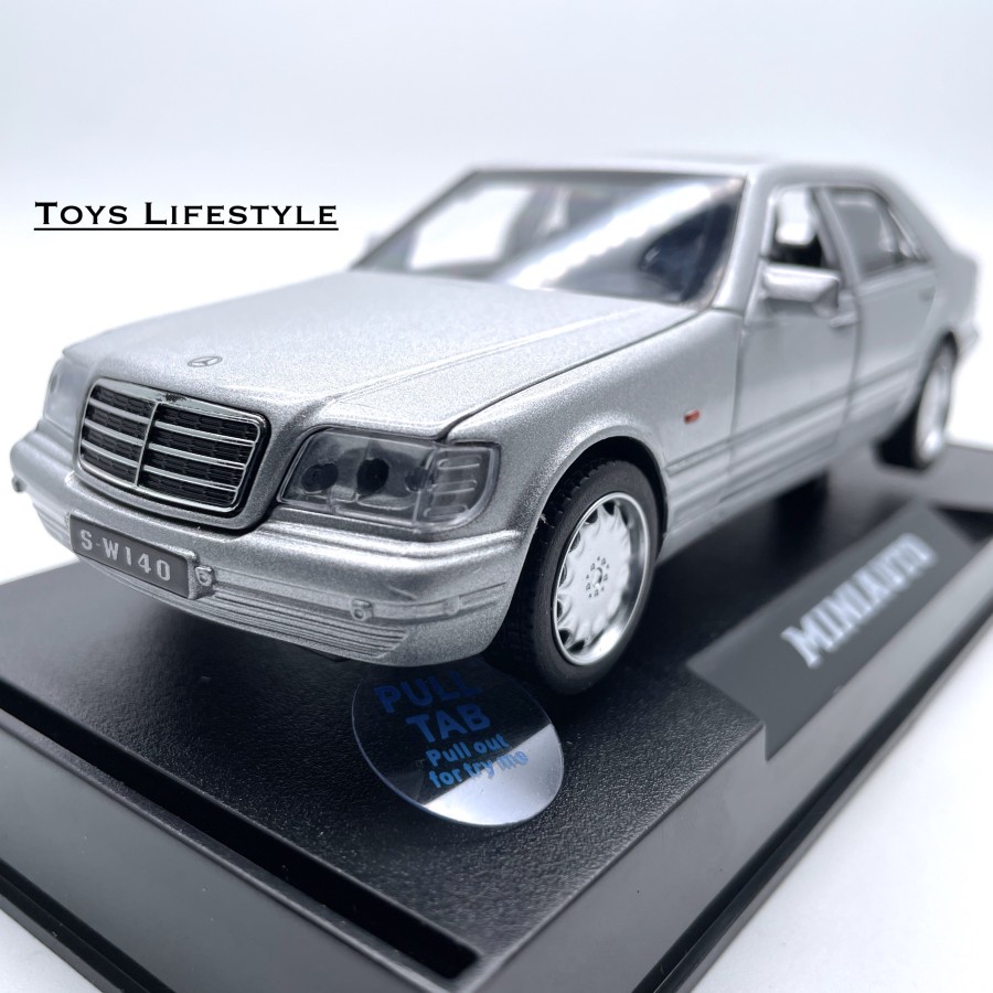 Mobil MiniAuto Diecast - Mercedes Benz S Class W140 Skala 1:32