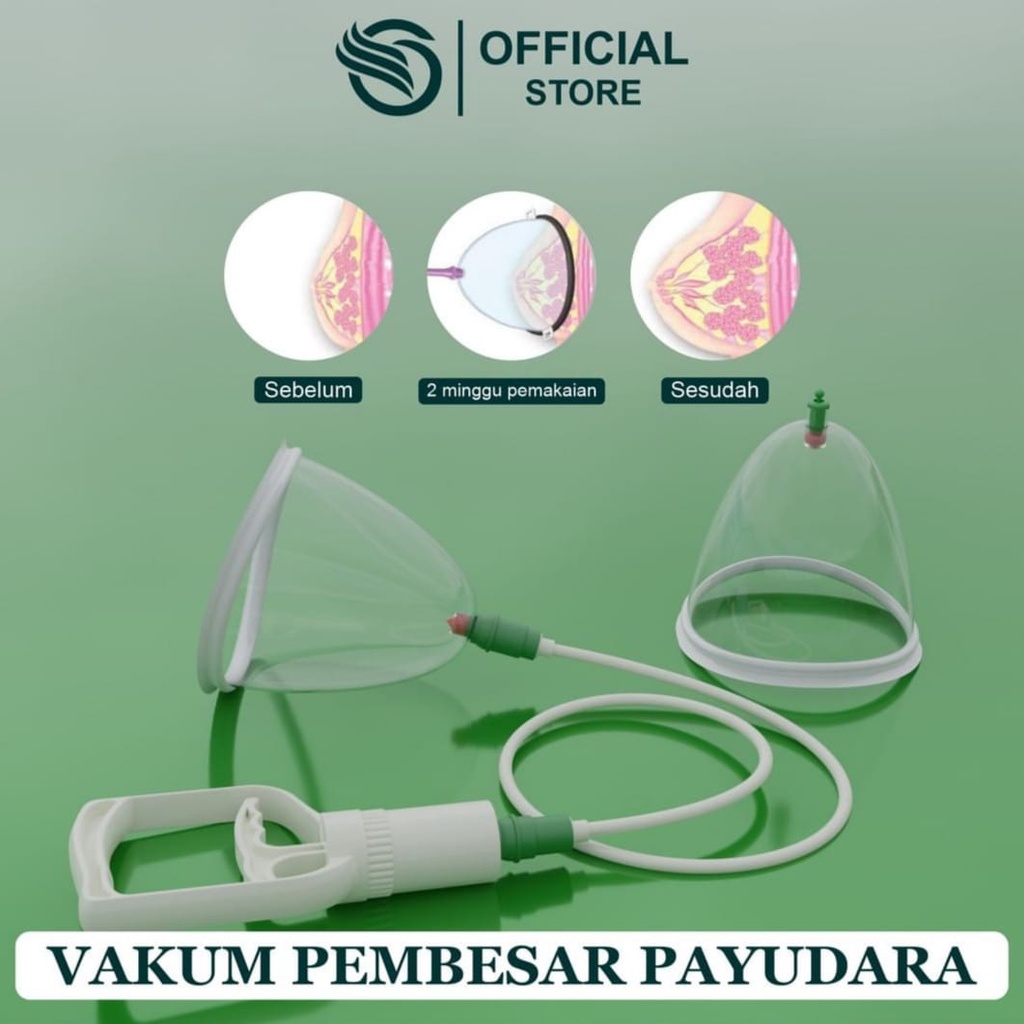 MOM'S GIRL VOH 3 Vacum Pembesar Kencang Pengencang Payudara / VACUM PAYUDARA 100% original
