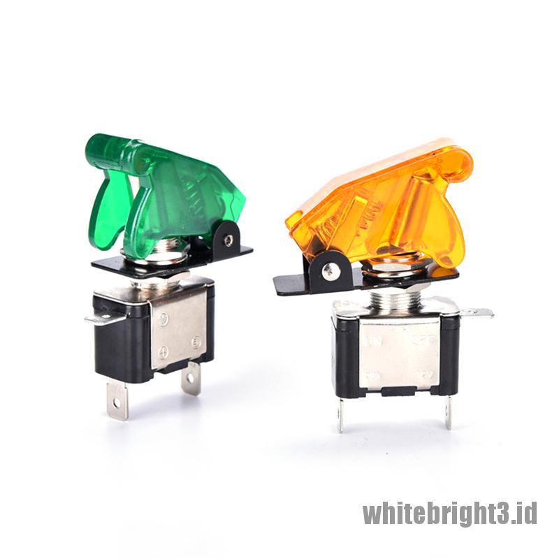 Saklar Rocker ON / OFF Lampu 12V 20A Universal Warna Putih Untuk Mobil Balap