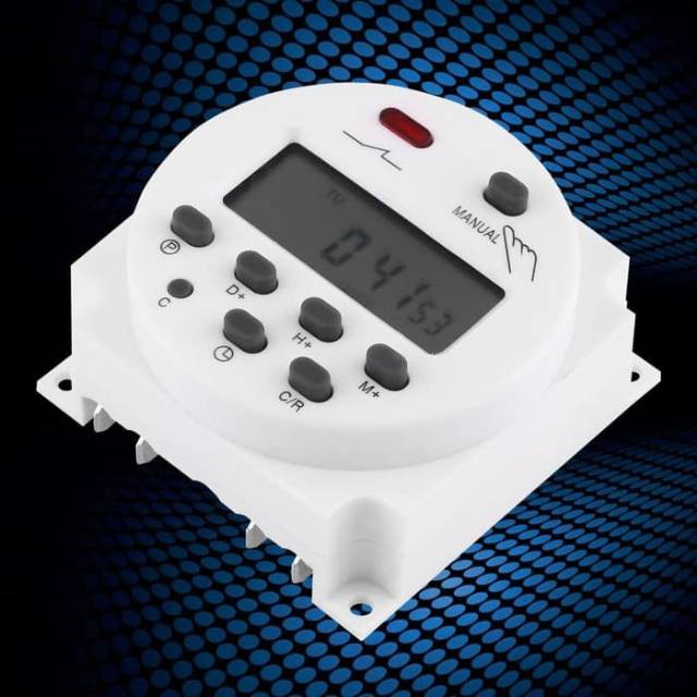 Timer Switch Digital Time Delay Relay 12V 220V CN101A Untuk Lampu Digital Timer Programmable On Off