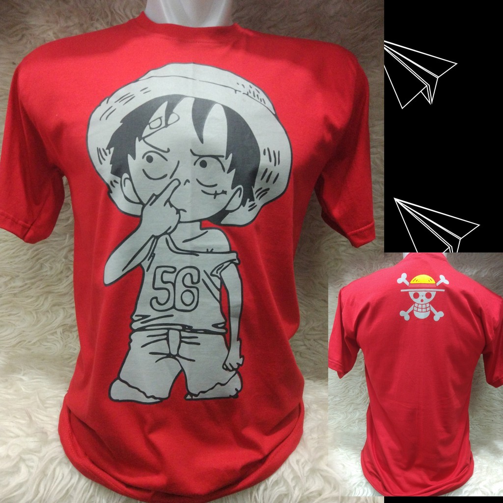 Baju anime - Kaos Anime One Piece Lengan pendek 03