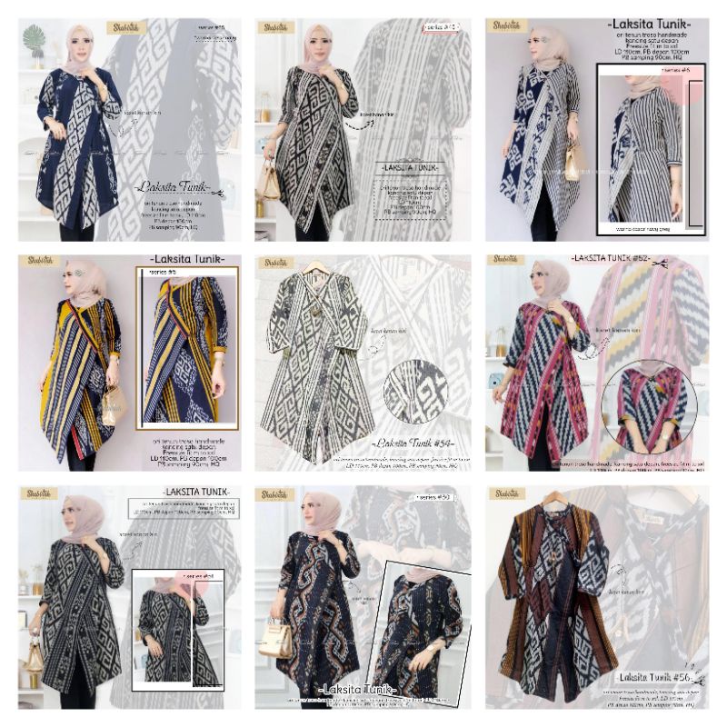 Laksita Tunik Tenun Troso By Shabirah