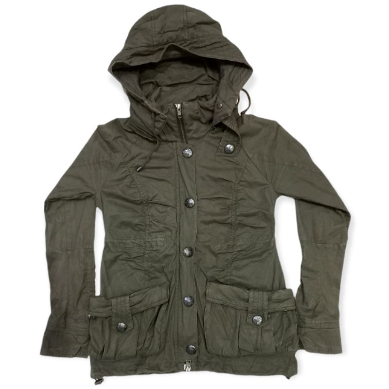 Jaket Backs Parka hijau tua