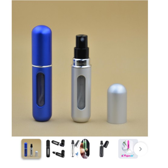 Botol Parfum Atom Spray 5ml Traveling Mini Colok Auto Refill