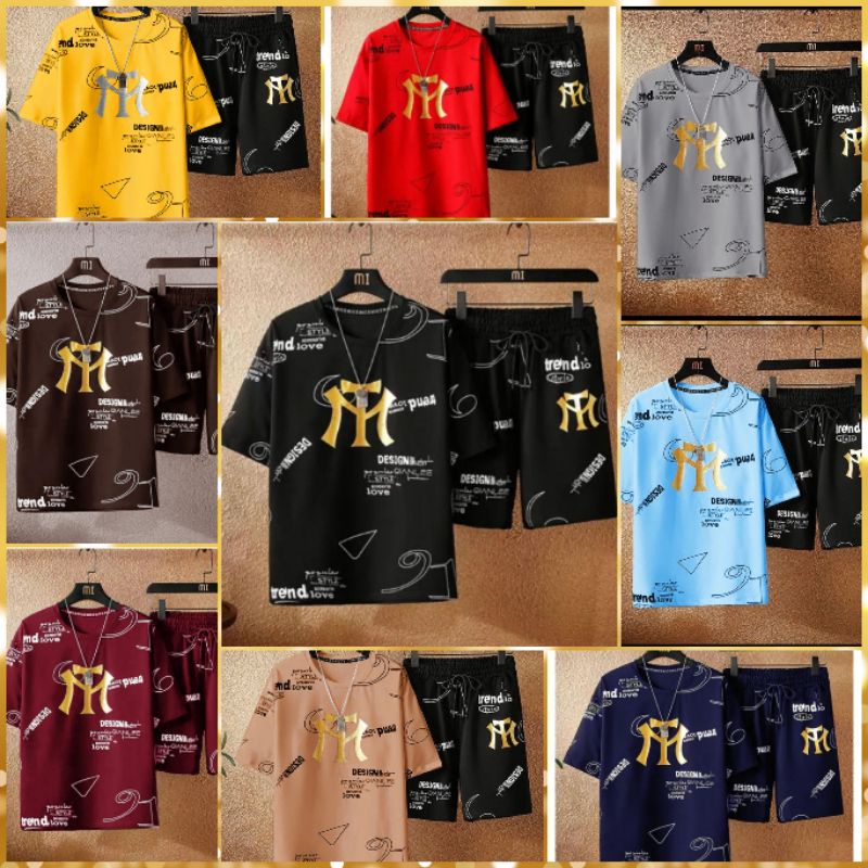 Best Store - Setelan Kaos Celana Pendek TM MT