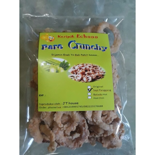 

Keipik Pare Crunchy ^Rasa Sapi Panggang^