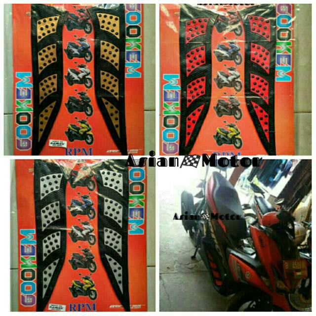 Karpet Yamaha Aerox 155/ Karpet Pijakan Kaki Aerox 155