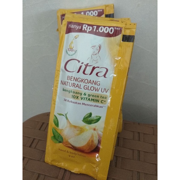 hand & body lotion citra sachet