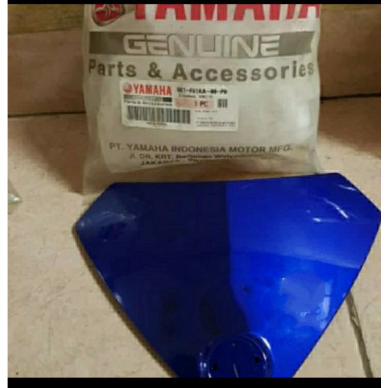 visor aerox 125 original biru