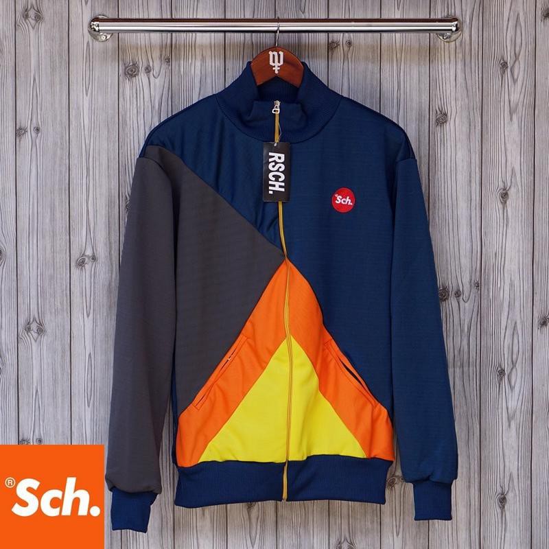 JAKET RSCH YELLOW ORANGE KOMBINASI JAKET TRAINING