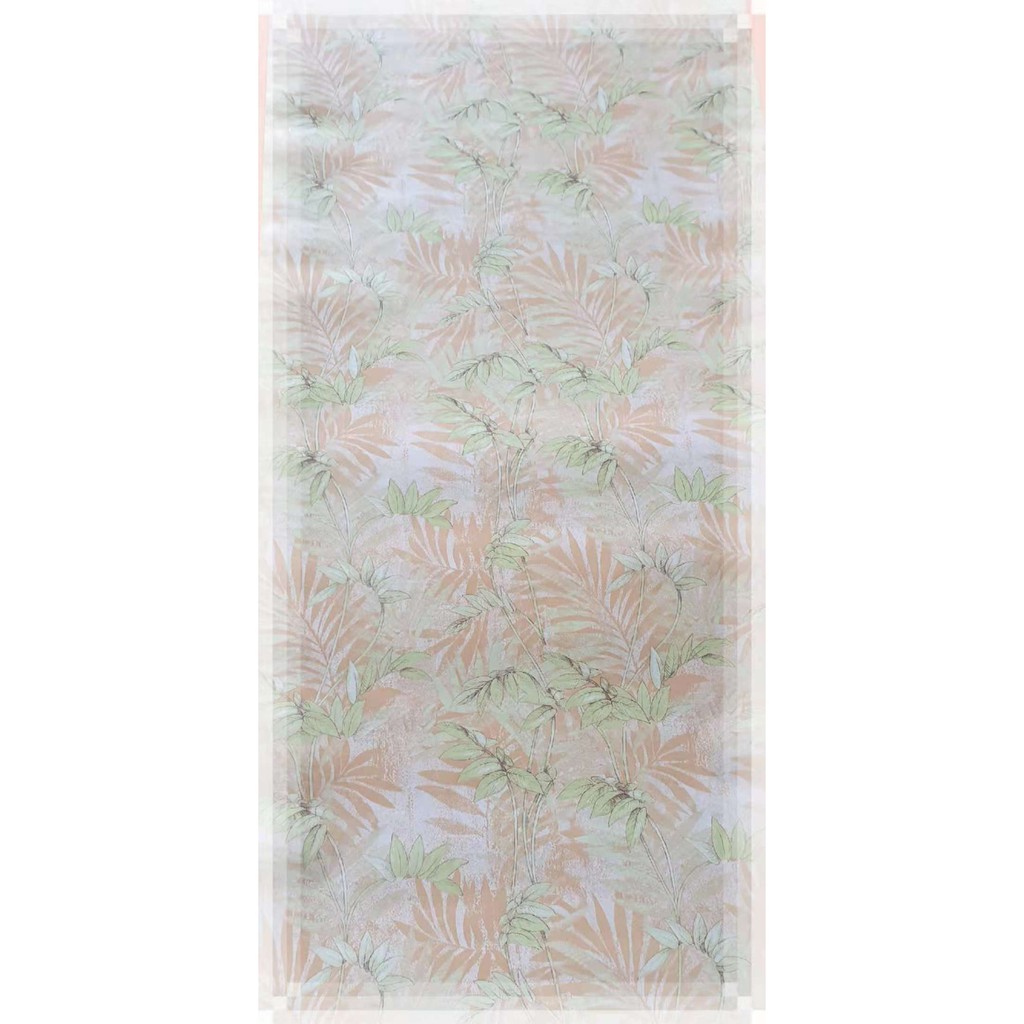 Wallpaper Sticker Dinding Motif Daun Texture Polos