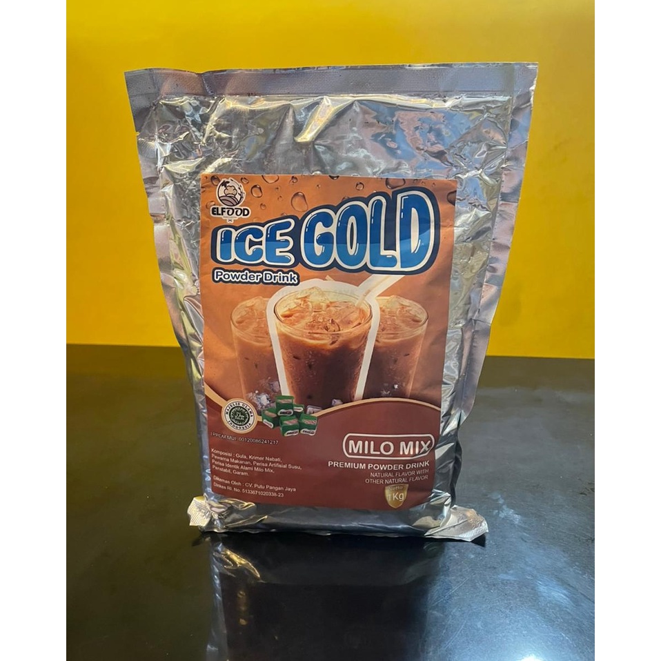 

Bubuk Minuman Ice Gold Rasa Milo - 1kg