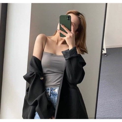 [ LINGERIE MASTER ] - (B-29) TANK TOP BRA FASHION GYM BRA OLAHRAGA PUSH UP WANITA TANPA KAWAT ELASTIS SEXY IMPORT-5