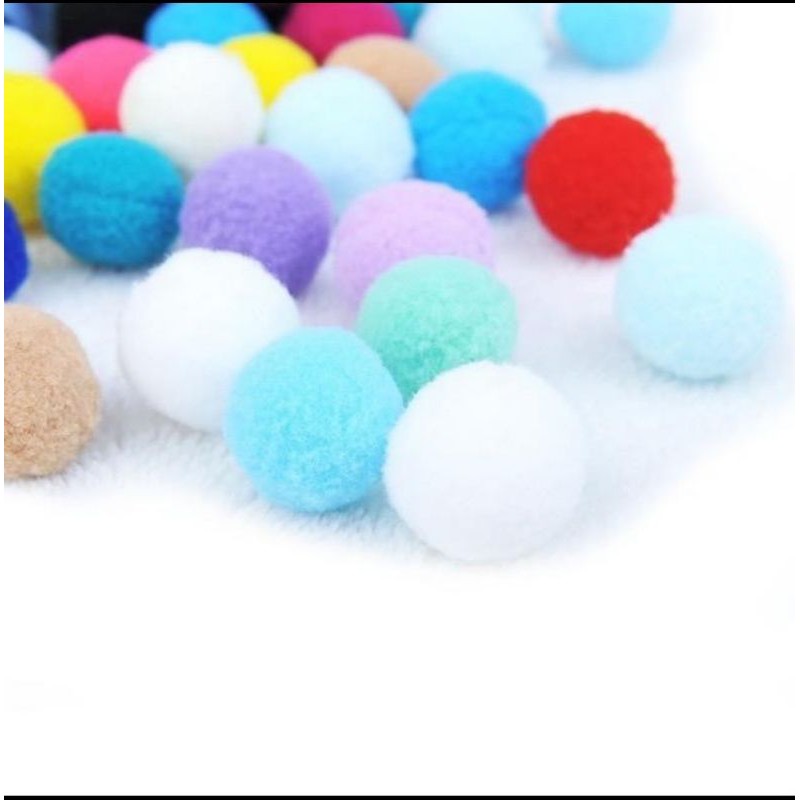 Bola Bulu Mainan Kucing MINI TIKUS ball CAT TOY 3 cm pompom