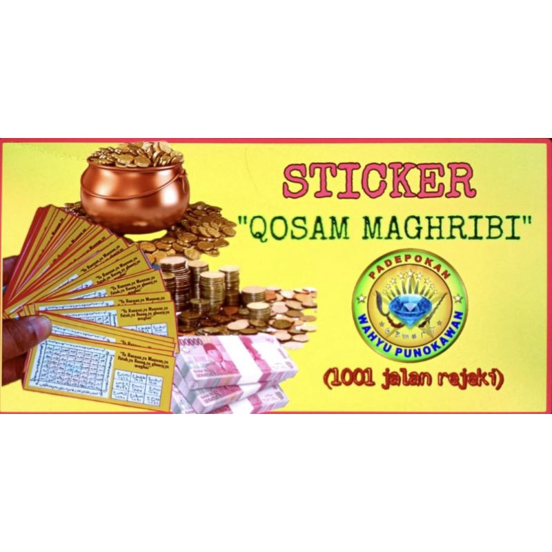 

stiker qosam maghribi