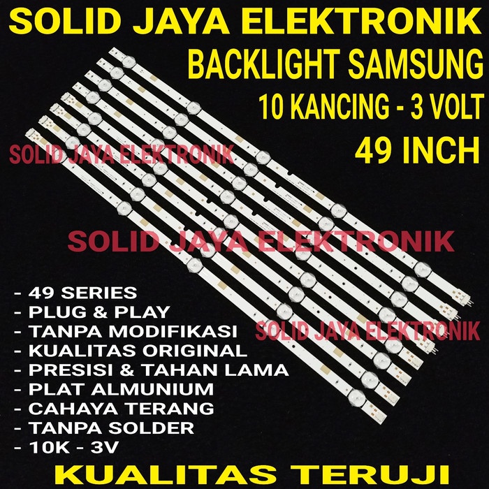 BACKLIGHT SAMSUNG UA49M5000AK U49M5100AK UA49M5000 UA49M5100 AK BL LED
