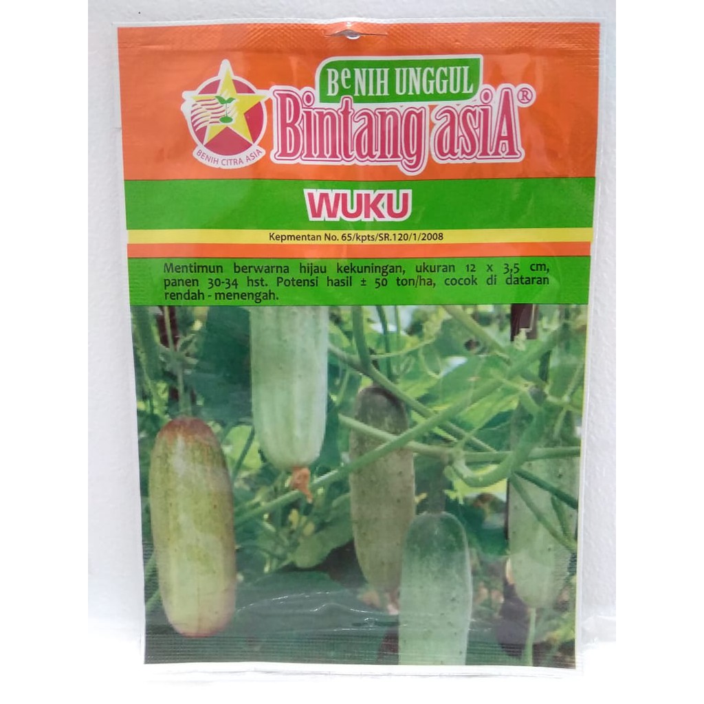 Benih Timun Wuku Bintang Asia @ 20 Gram