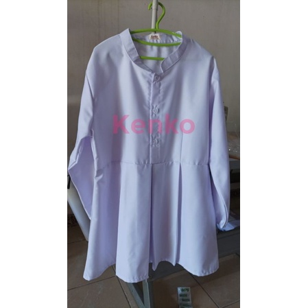 Baju Dinas Ibu Hamil Putih American Drill S-XXL