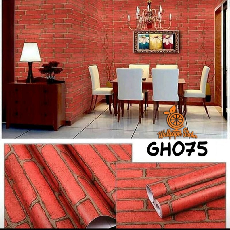 wallpaper dinding motif batu