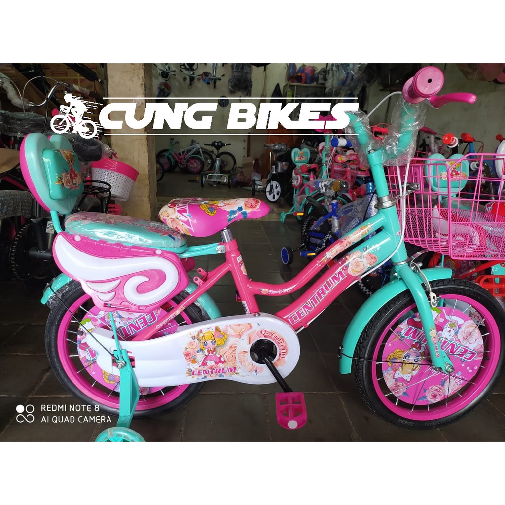sepeda anak perempuan Mini 16 Inch Centrum keranjang besi sepeda anak perempuan Mini 16 Inch Centrum keranjang besi
