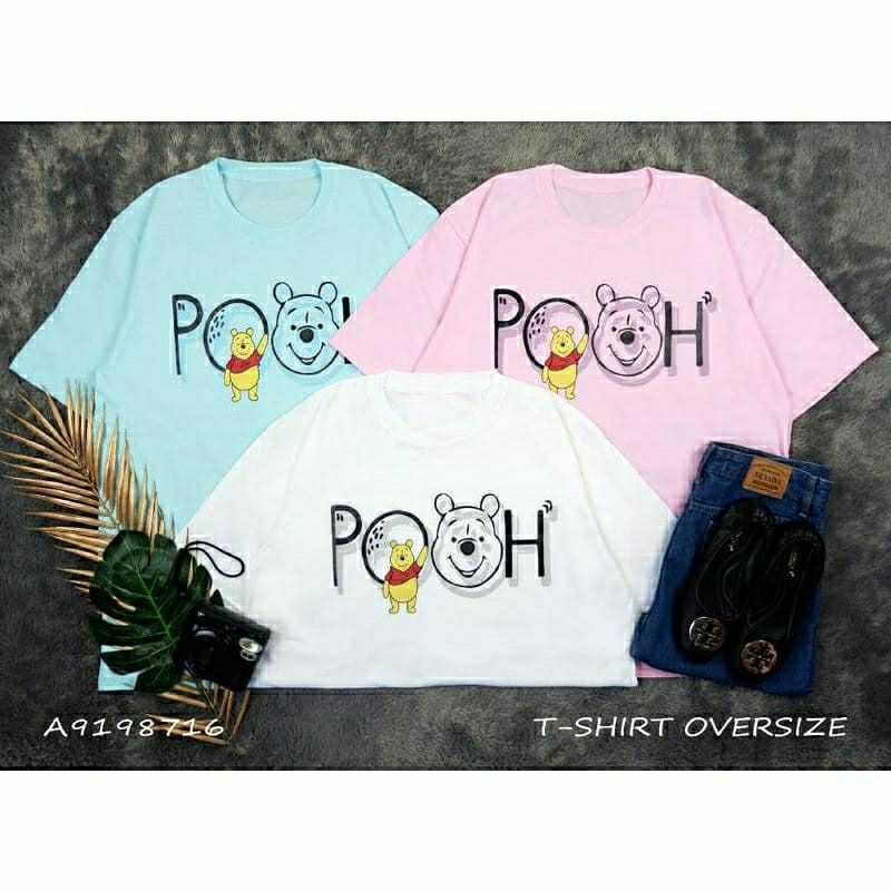 Kaos Dewasa Pooh Jumbo XXL