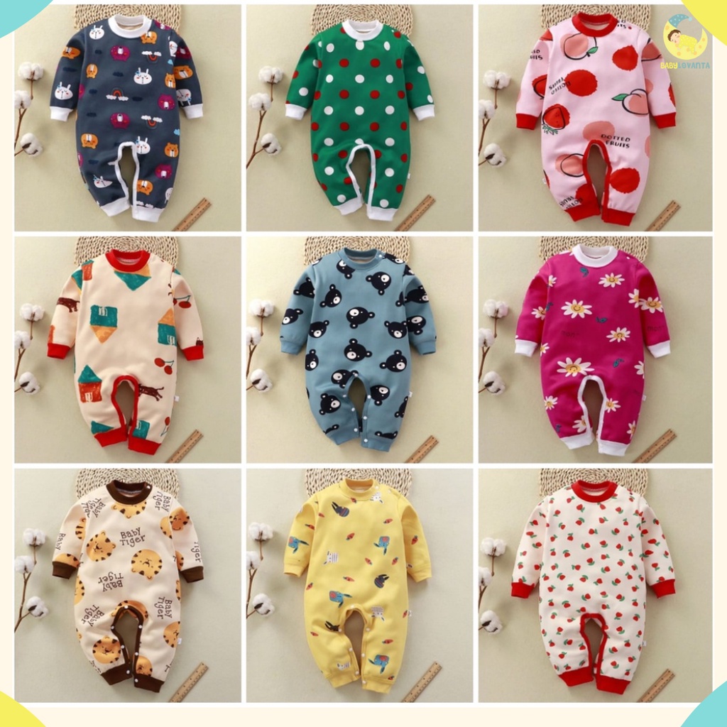 Jumper Bayi 0-6 Bulan ADEM &amp; LEMBUT BAHAN VELVET / BAJU BAYI HANGAT / Jumper bayi lengan panjang