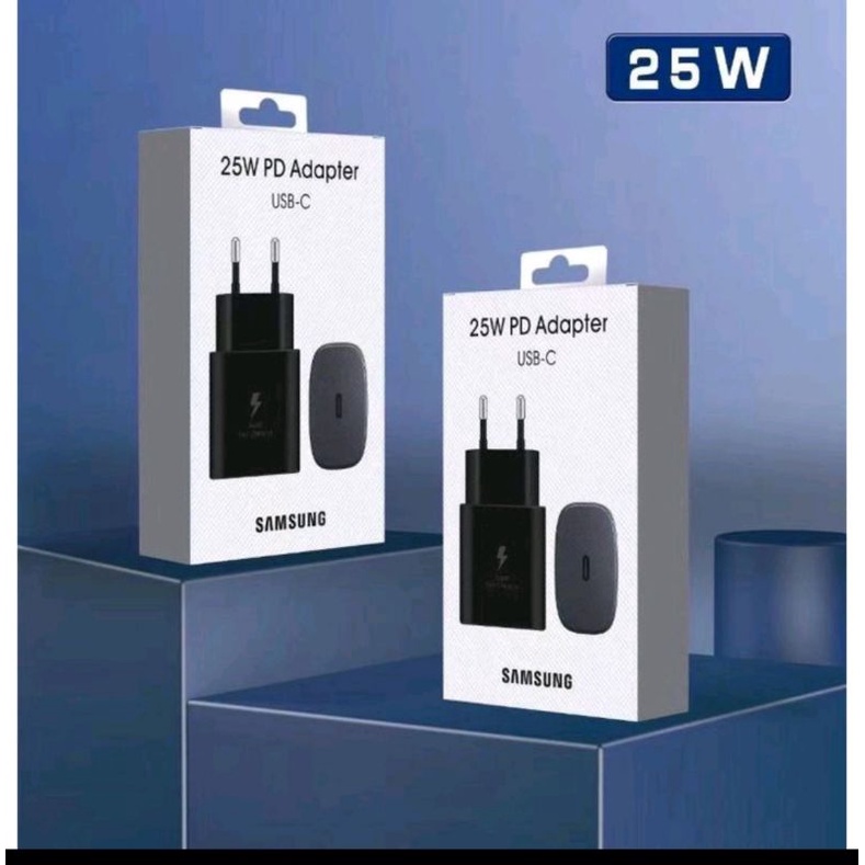 Batok Kepala Charger PD Samsung 25W Super Fast Charging Note 10 20 S21 Uptra Z fold 3 Z flip 3 Adapt