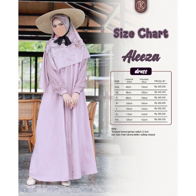 ALEEZA DRESS KAISYA, DRESS PREMIUM