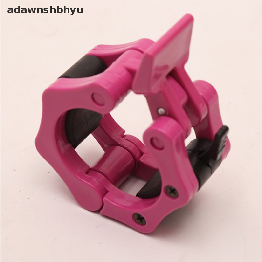 Adawnshbhyu 1pasang 2 &quot;Spinlock Collars Barbel Collar Lock Dumbell Clips Clamp Angkat Berat