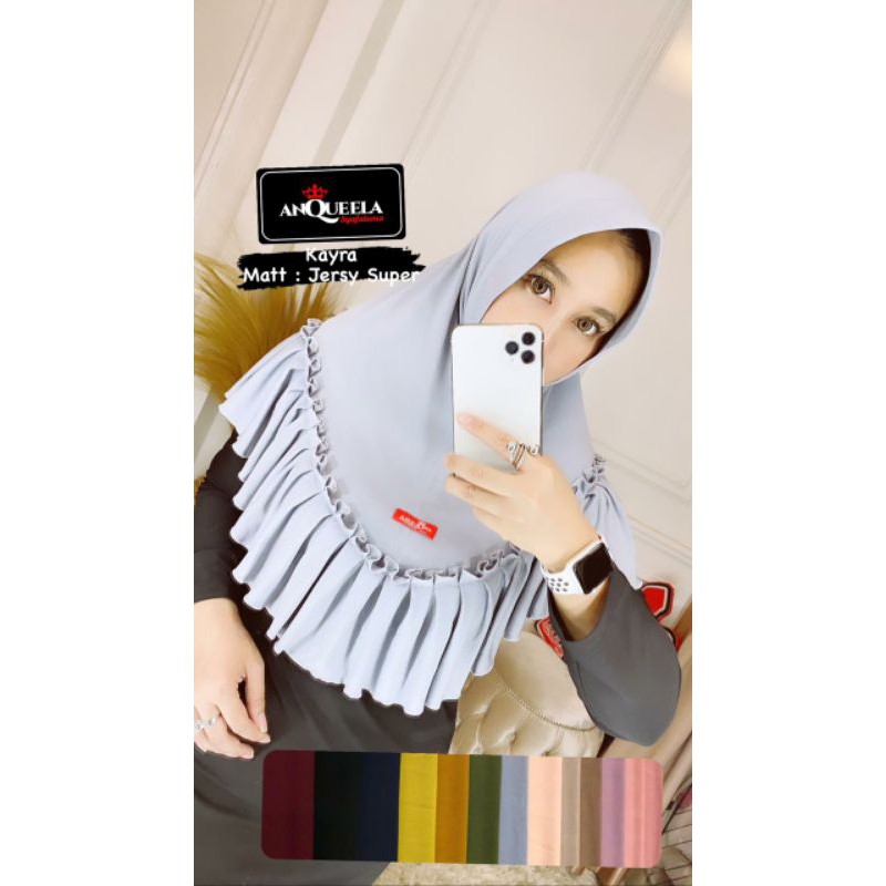 GROSIR TERMURAAHHH HIIAB KAYRA ANQUEELA ORI || HIJAB INSTAN REMPEL