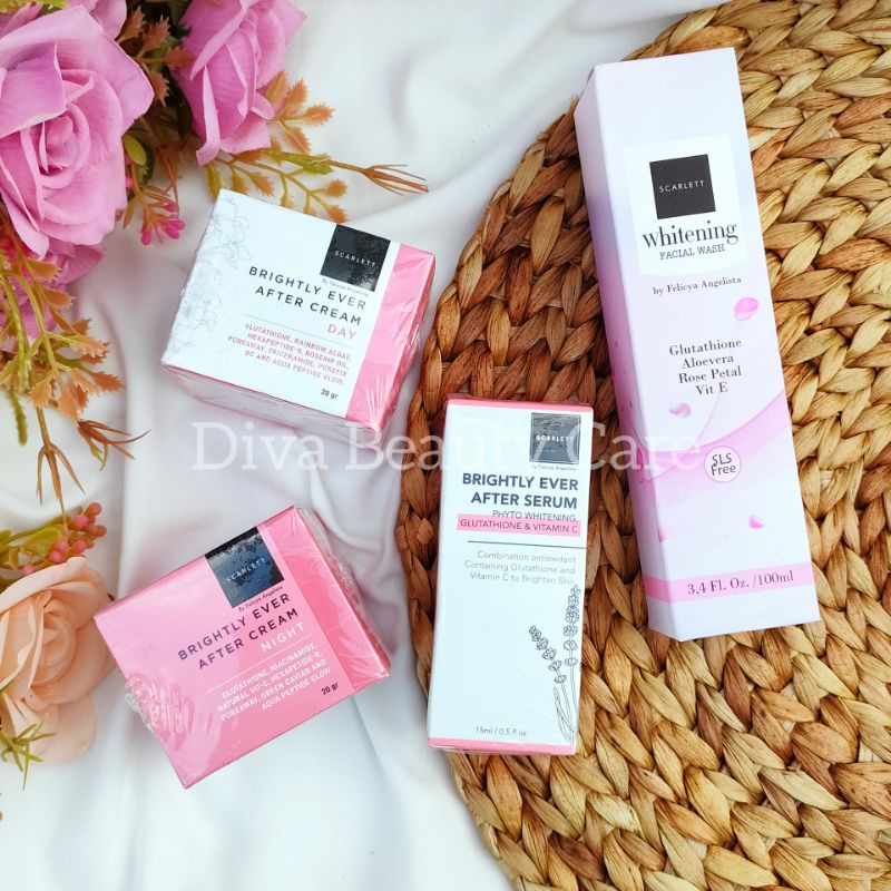 SCARLETT PAKET WHITENING BRIGHTLY EVER AFTER (ISI 4)