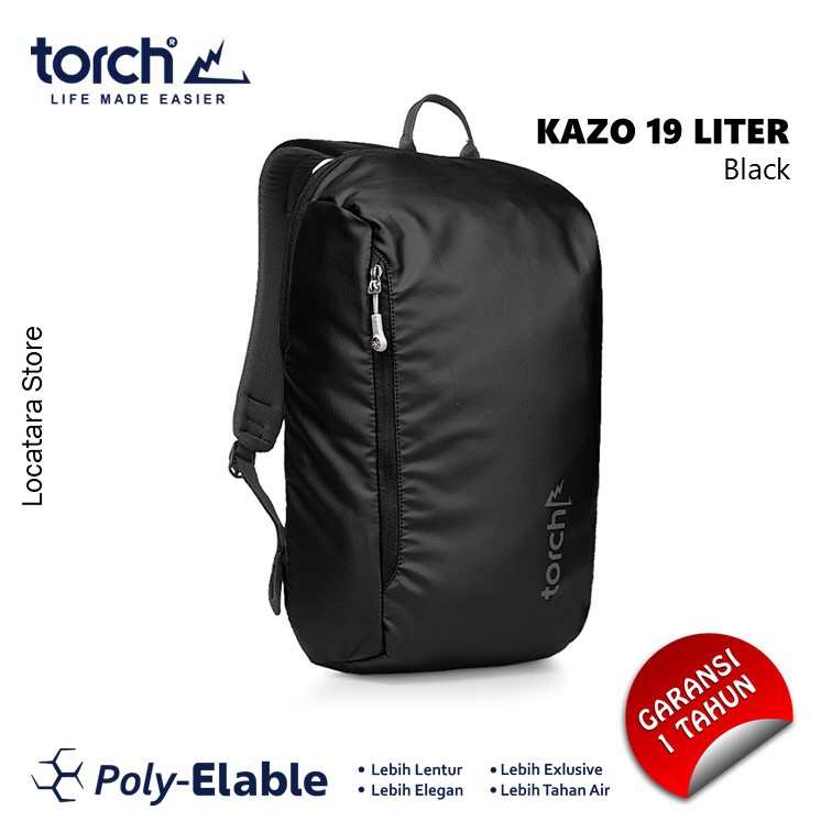 Backpack - Tas Ransel - Tas Laptop - Tas Punggung - TORCH Kazo 19 Liter