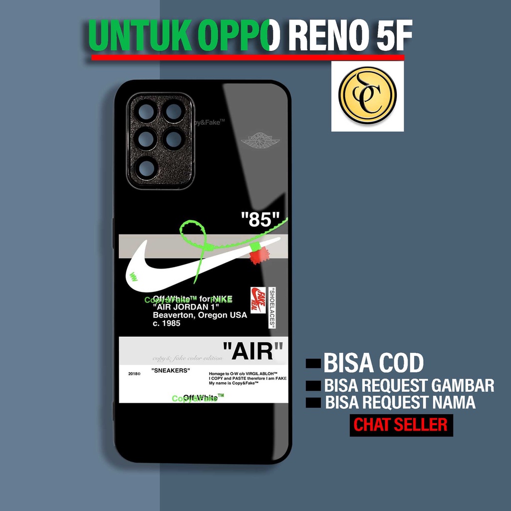 Case Oppo Reno 5F - Case Glossy Reno 5F [ Aesth Brandednew ] - Hardcase Oppo Reno 5F - Softcase Oppo