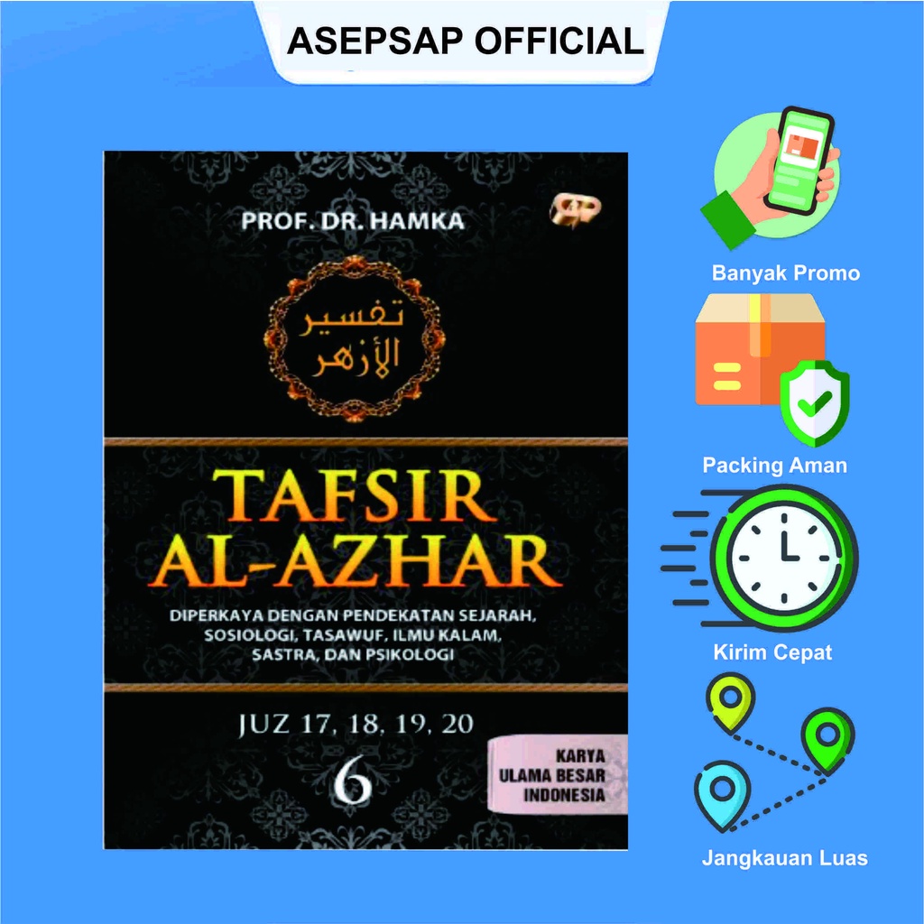 Jual Tafsir Al Azhar Jilid 6 Gema Insani Indonesiashopee Indonesia 5818