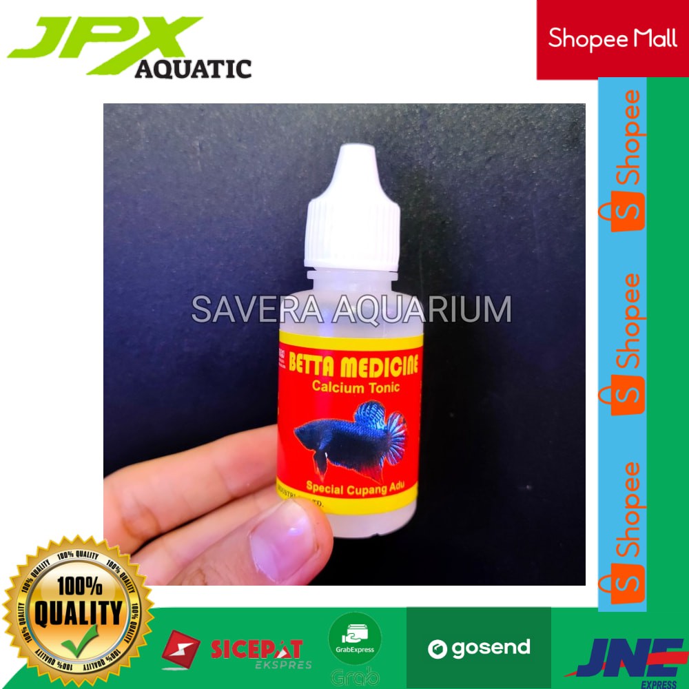 OBAT CUPANG / VITAMIN IKAN CUPANG / BETTA MEDICINE 30ML / CALCIUM TONIC / KALSIUM CUPANG ADU