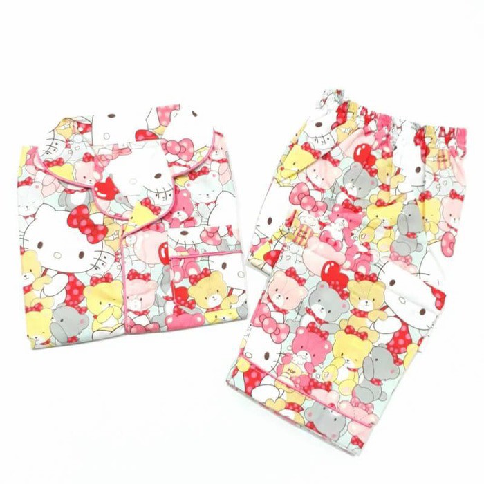 TERLARIS Hello Kitty Sleepwear Piyama Baju Tidur Dewasa Wanita PALING MURAH